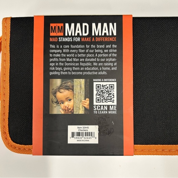 NWT Mad Man Checker Magnetic Travel Set Unopened - Picture 4 of 6